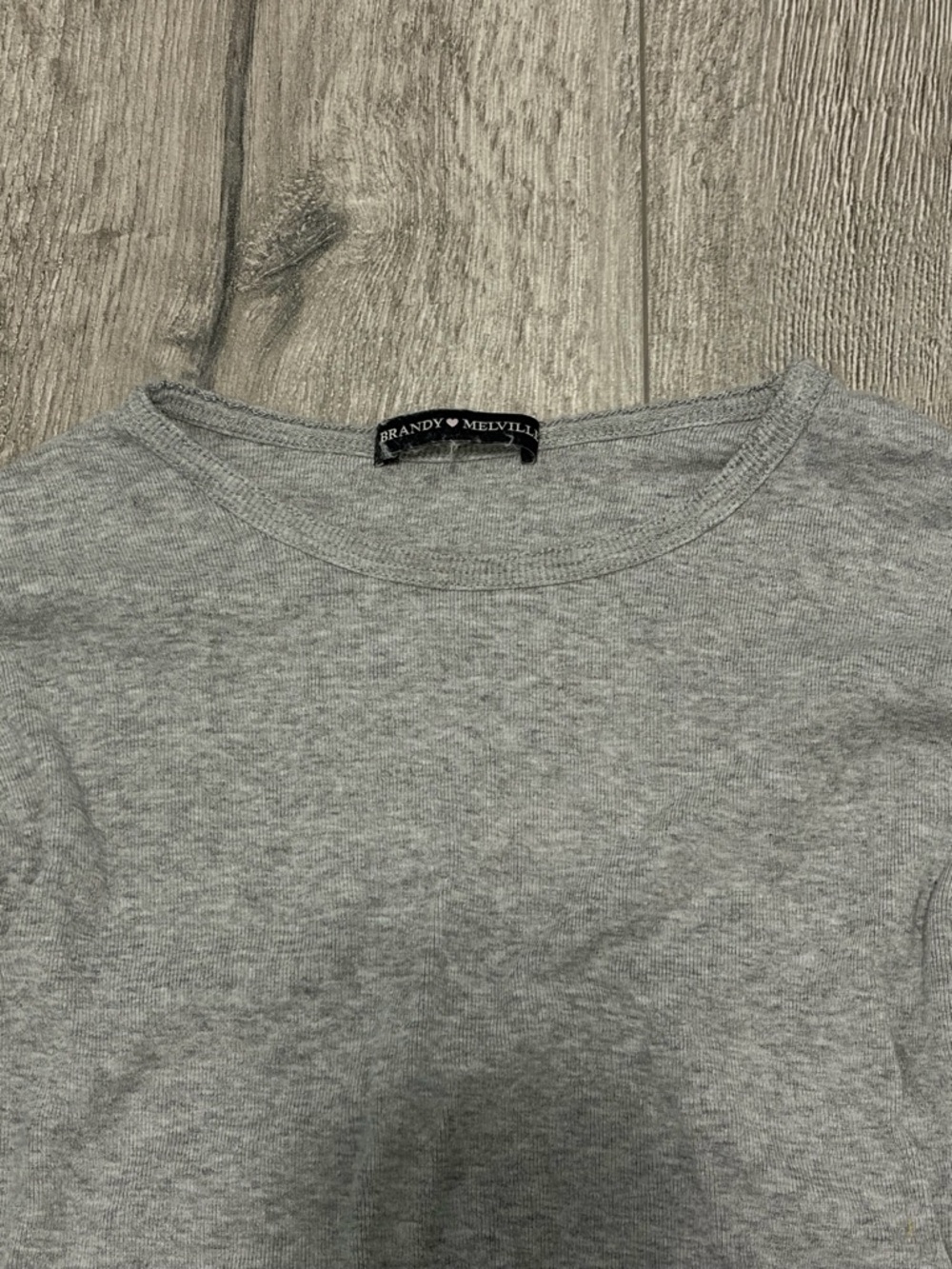 Brandy Melville grey long sleeve shirt